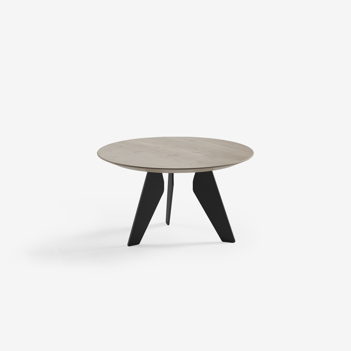 Beistelltisch Hoogland Klein Farbe Milk Metall Schwarz