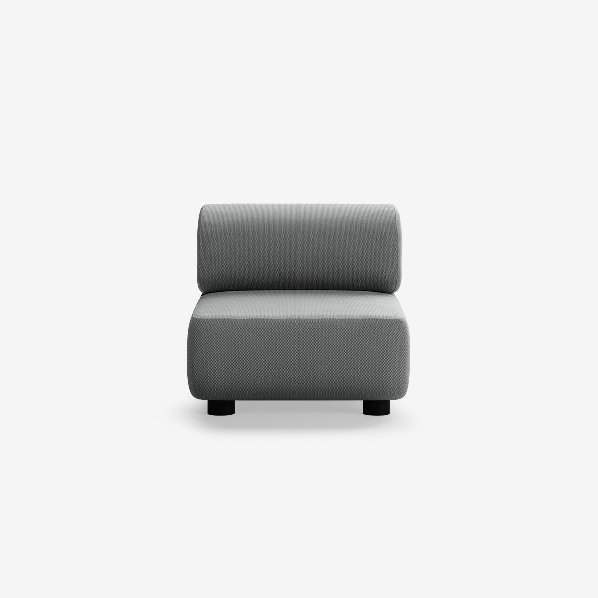 Bolder 1 Sitzer Loop Charcoal Niedrige Beine