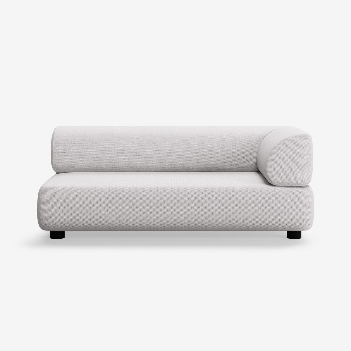 Bolder 2,5 Sitzer Rechts Arc Concrete Niedrige Beine