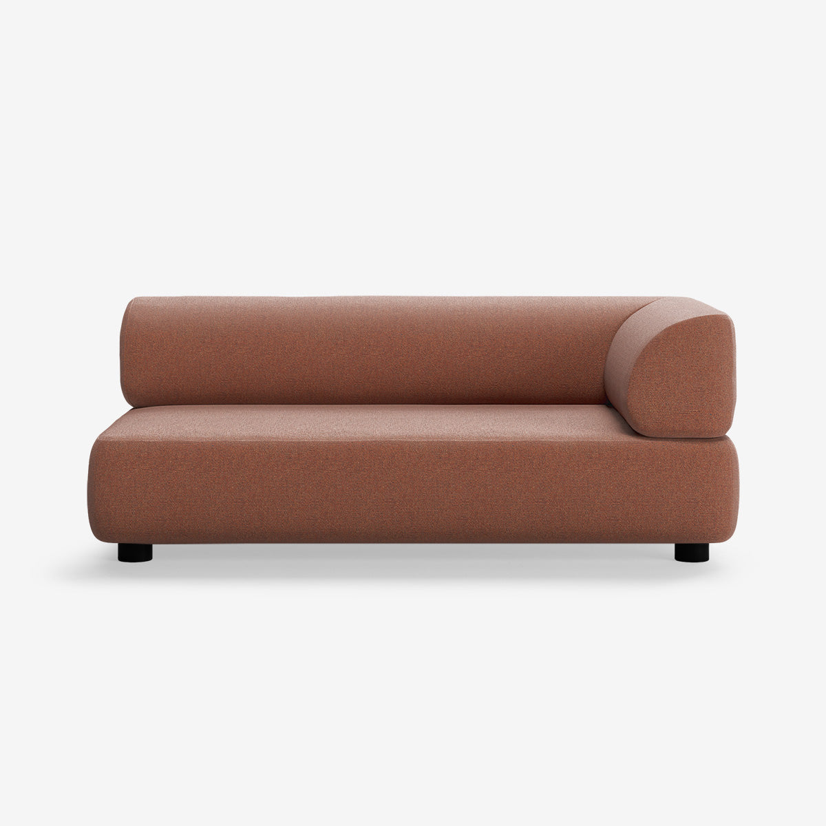 Bolder 2,5 Sitzer Rechts Heritage Rust Niedrige Beine
