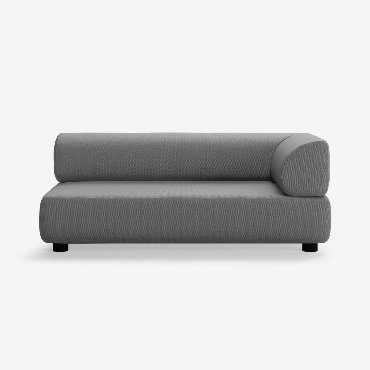 Bolder 2,5 Sitzer Rechts Loop Charcoal Niedrige Beine