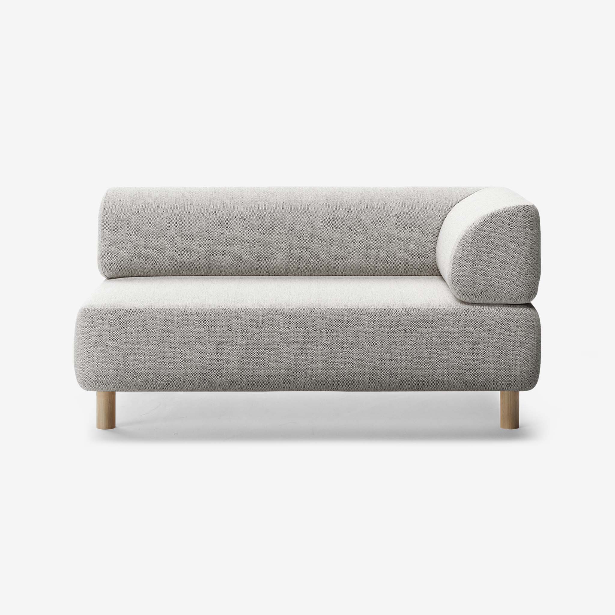 Bolder 2 Sitzer Rechts Savant Nimbus Oak