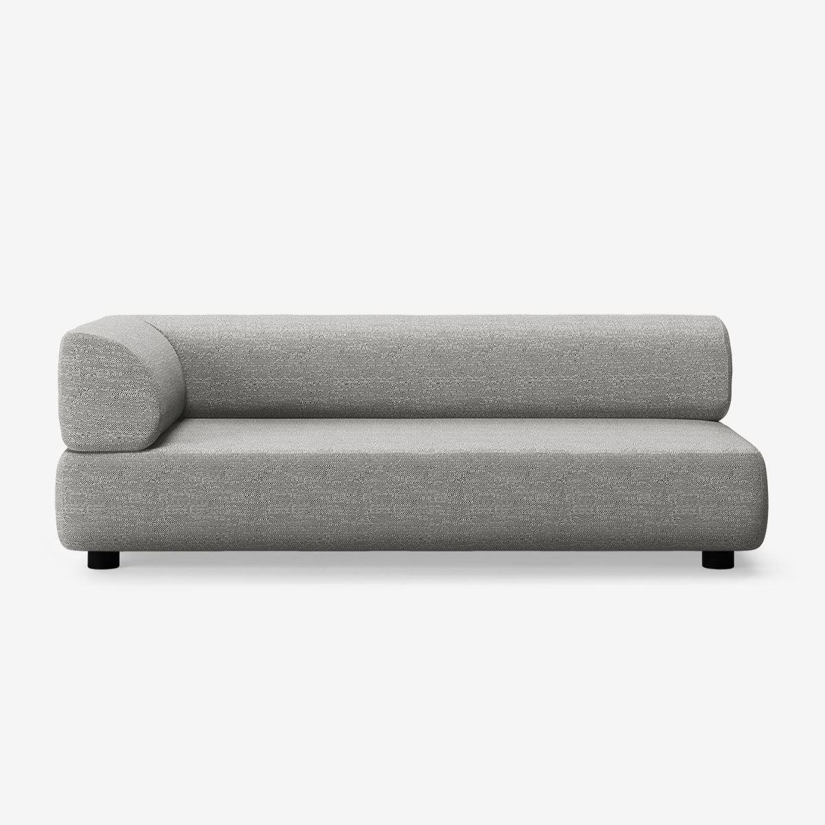 Bolder 3 Sitzer Links Savant Zinc Niedrige Beine
