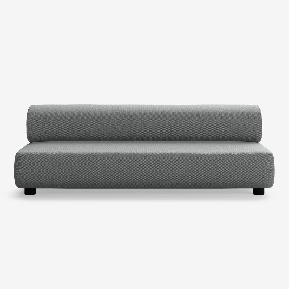 Bolder 3 Sitzer Loop Charcoal Niedrige Beine