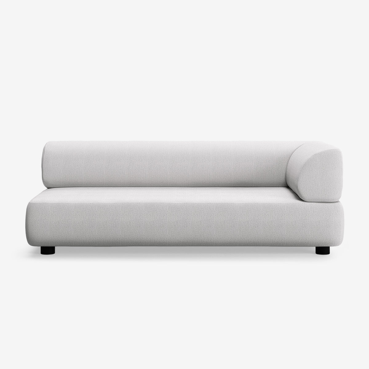 Bolder 3 Sitzer Rechts Arc Concrete Niedrige Beine