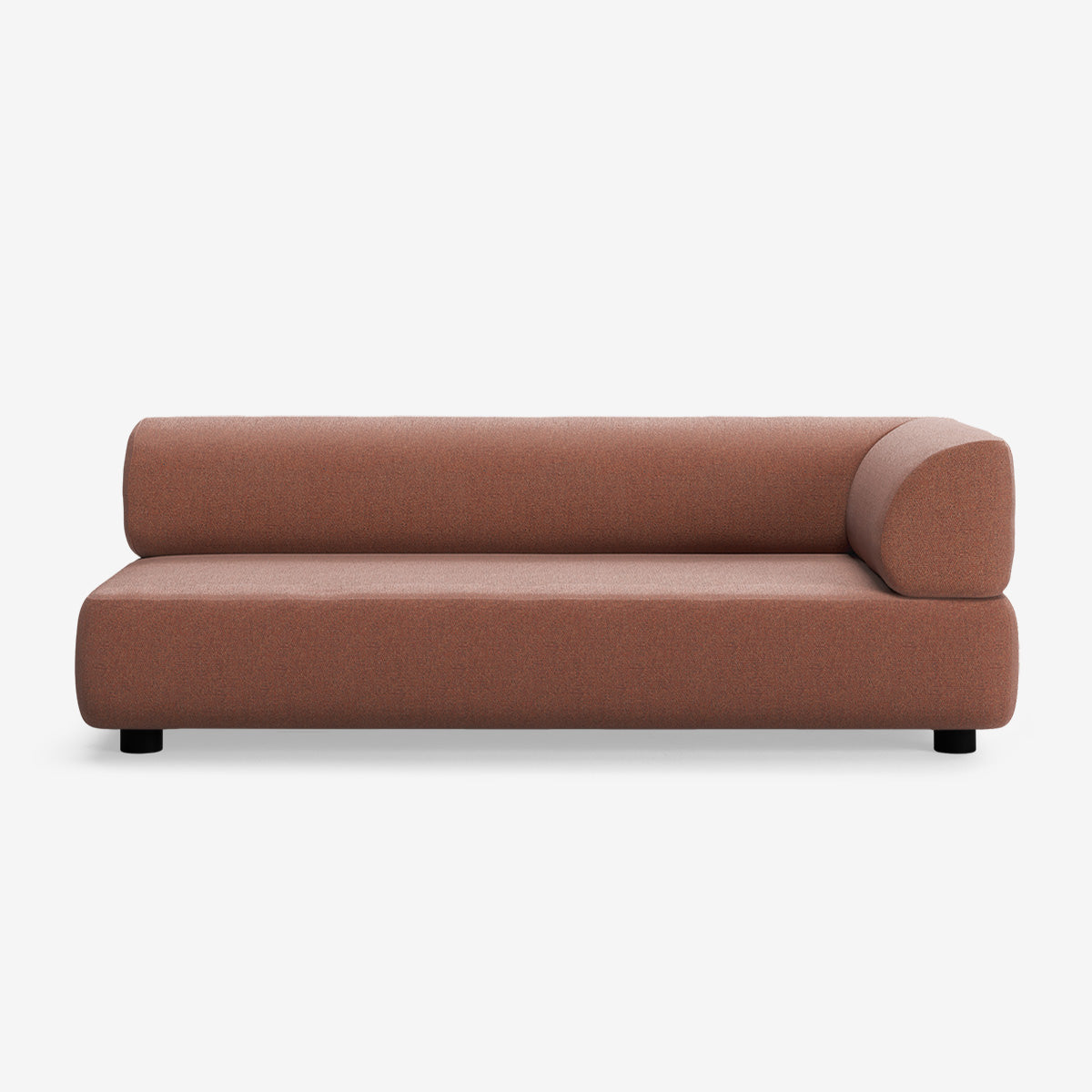 Bolder 3 Sitzer Rechts Heritage Rust Niedrige Beine