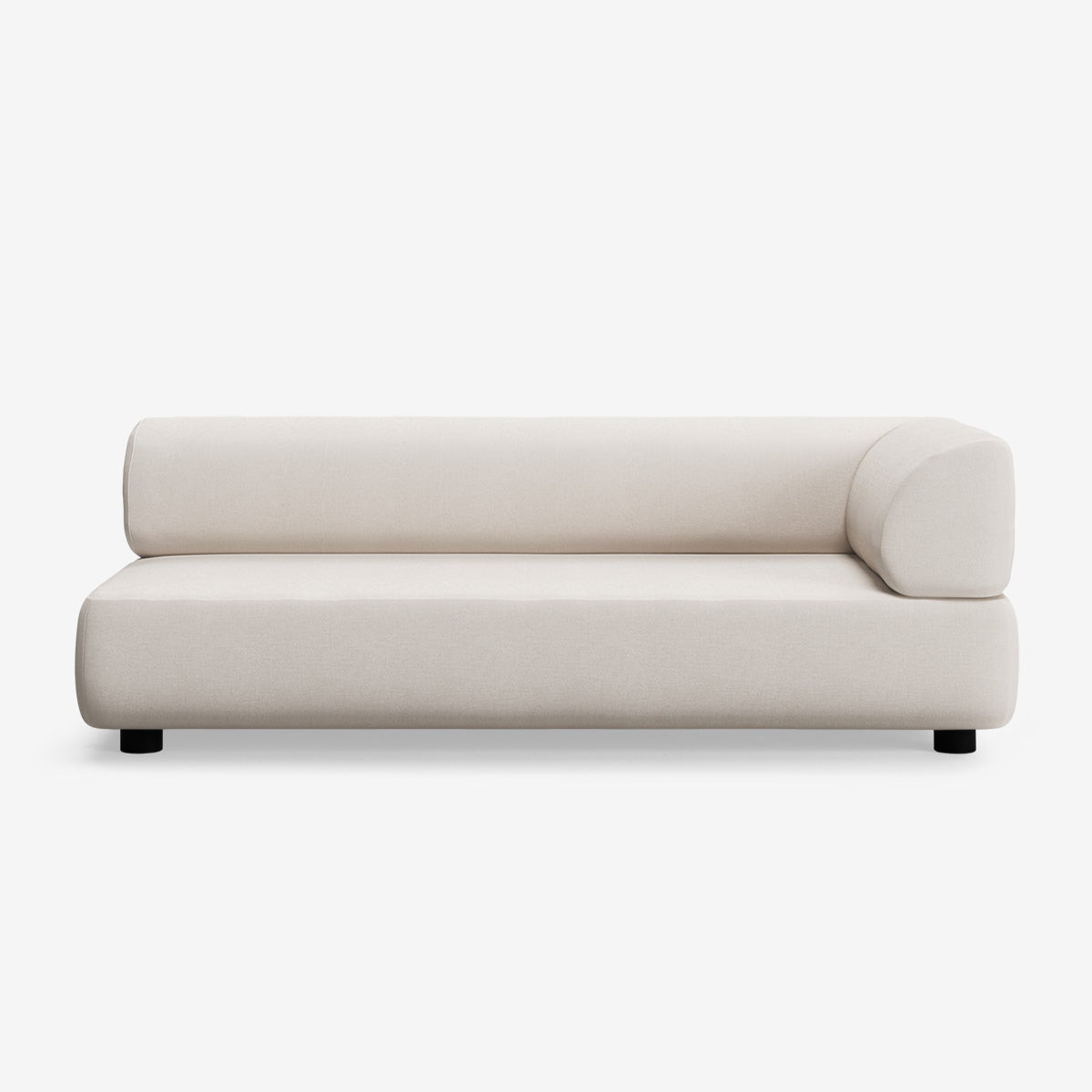 Bolder 3 Sitzer Rechts Nantes Linen Chalk Niedrige Beine