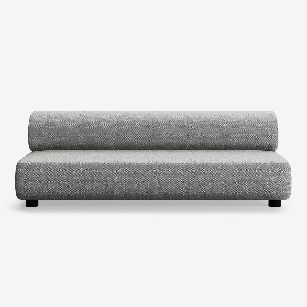 Bolder 3 Sitzer Savant Zinc Niedrige Beine