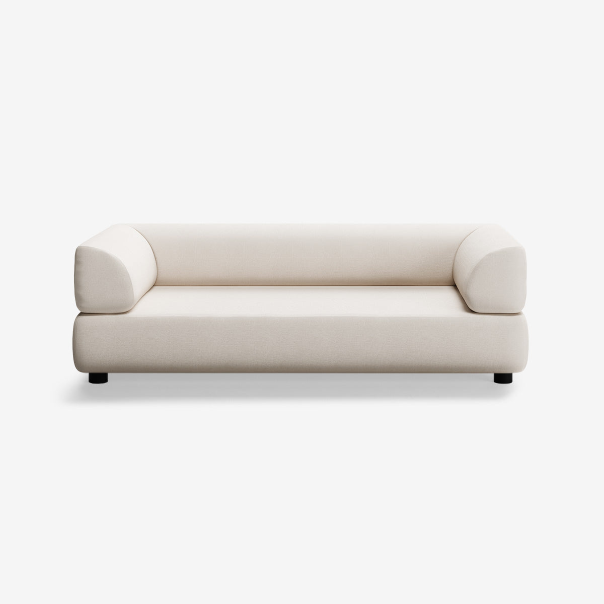 Bolder Einzel Sofa Nantes Linen Chalk Niedrige Beine