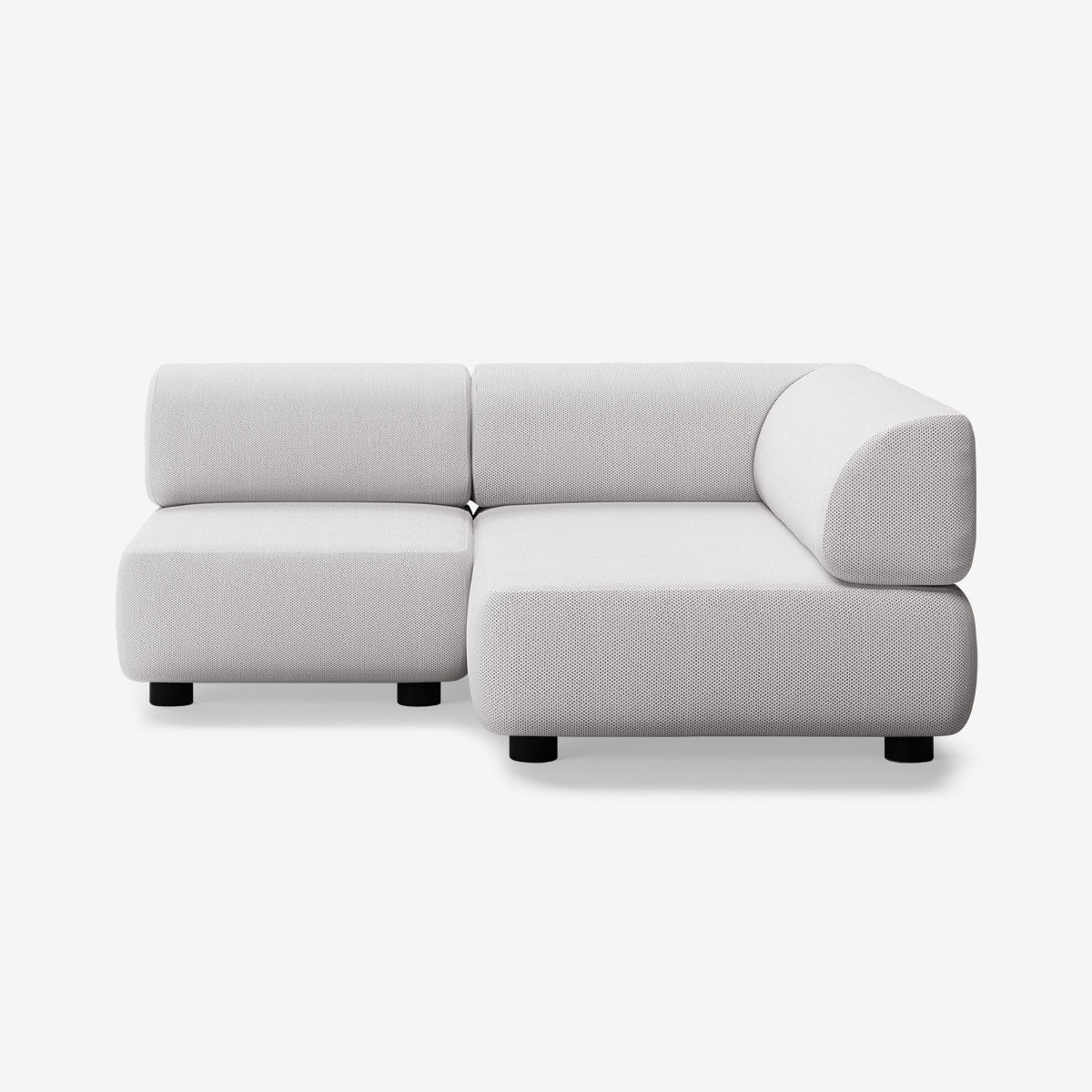 Bolder Sofa 170x150 Links Arc Concrete Niedrige Beine