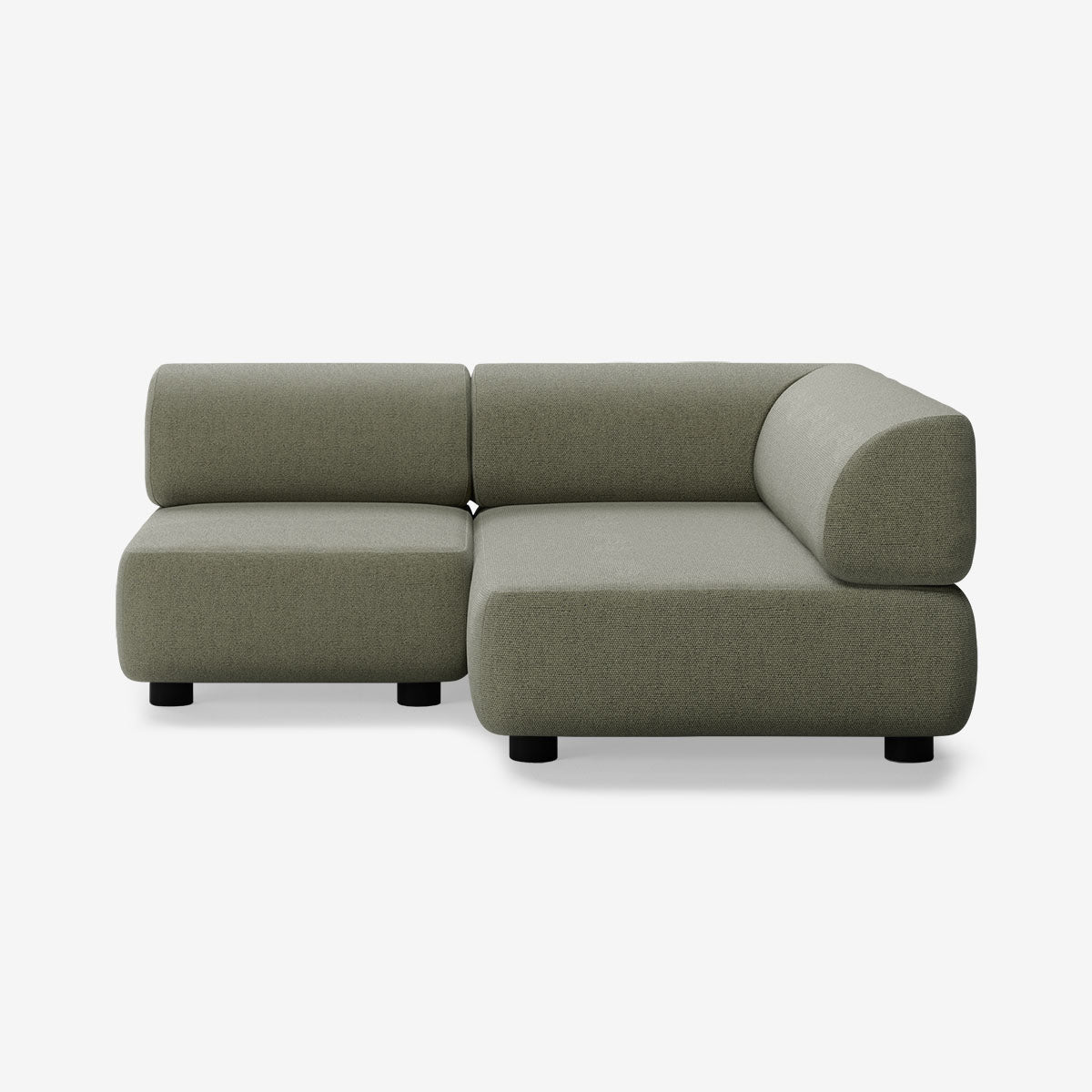 Bolder Sofa 170x150 Links Heritage Leaf Niedrige Beine