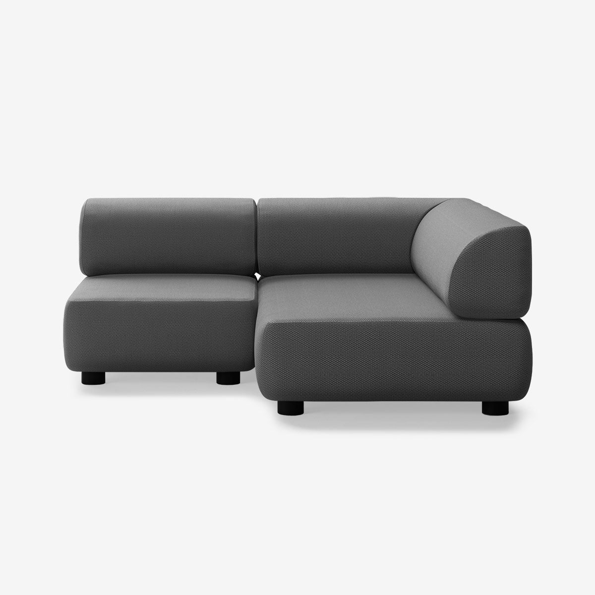 Bolder Sofa 170x150 Links Loop Shadow Niedrige Beine