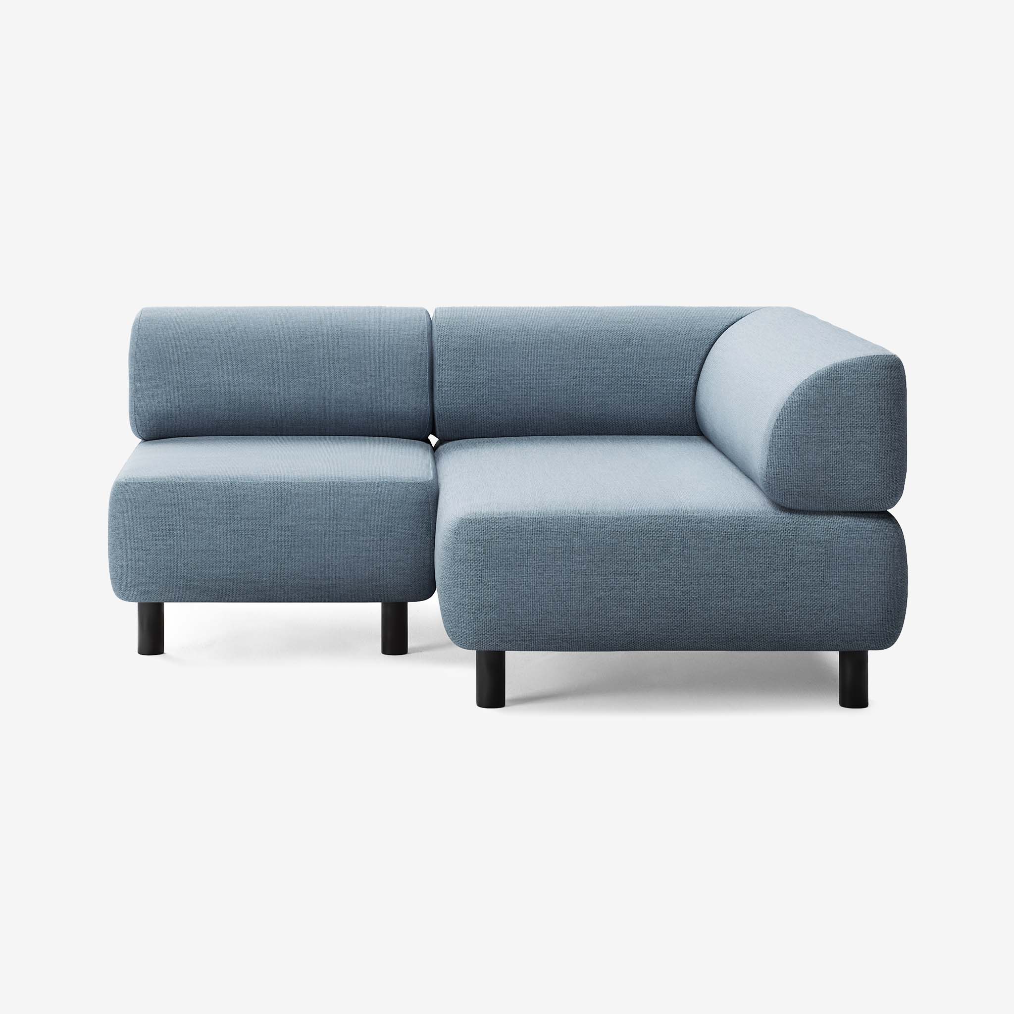 Bolder Sofa 170x150 Nantes Sky Links Schwarz