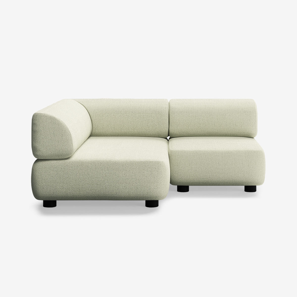 Bolder Sofa 170x150 Rechts Heritage Moss Niedrige Beine
