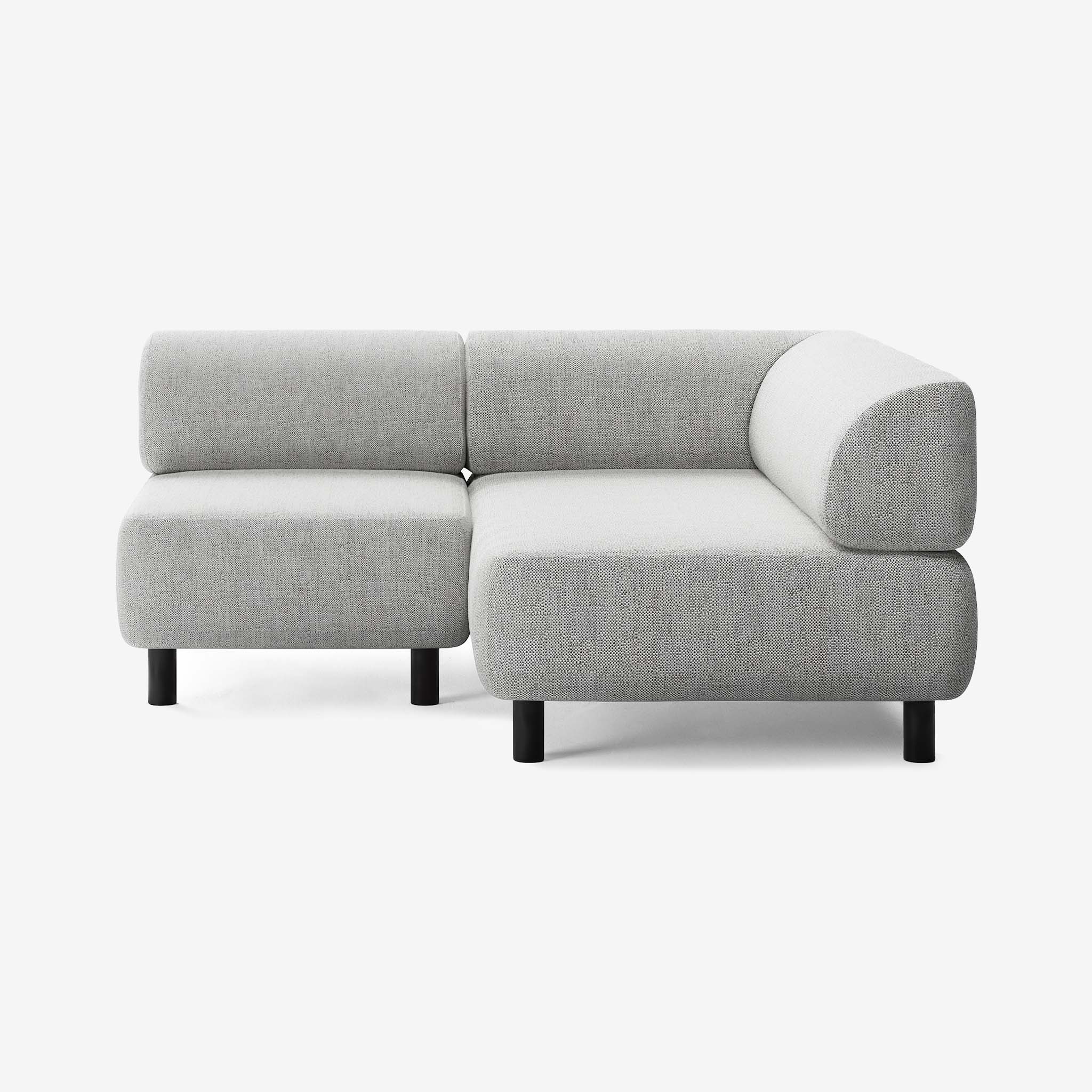 Bolder Sofa 170x150 Savant Nimbus Links Schwarz