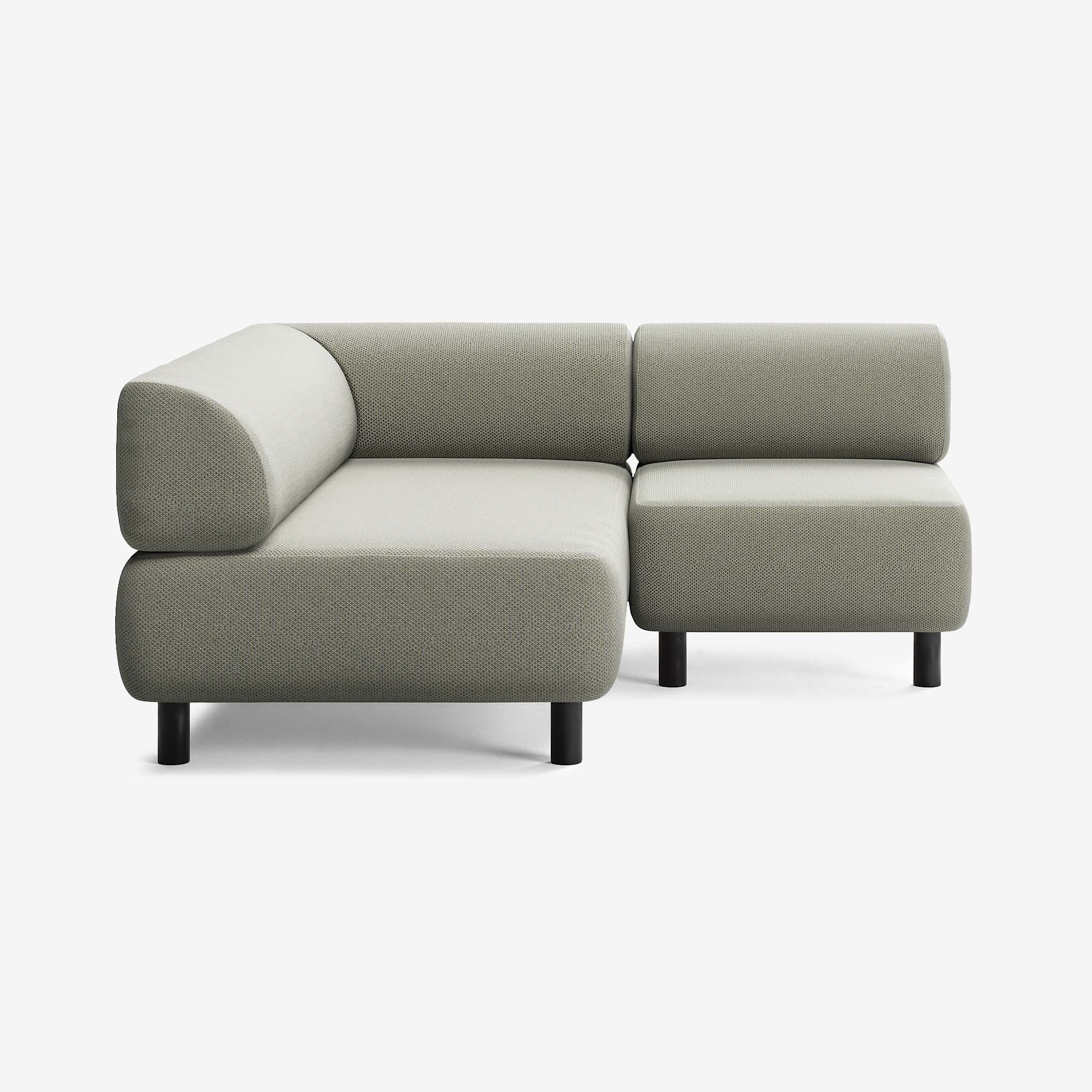 Bolder Sofa 170x170 Arc Oxide Rechts