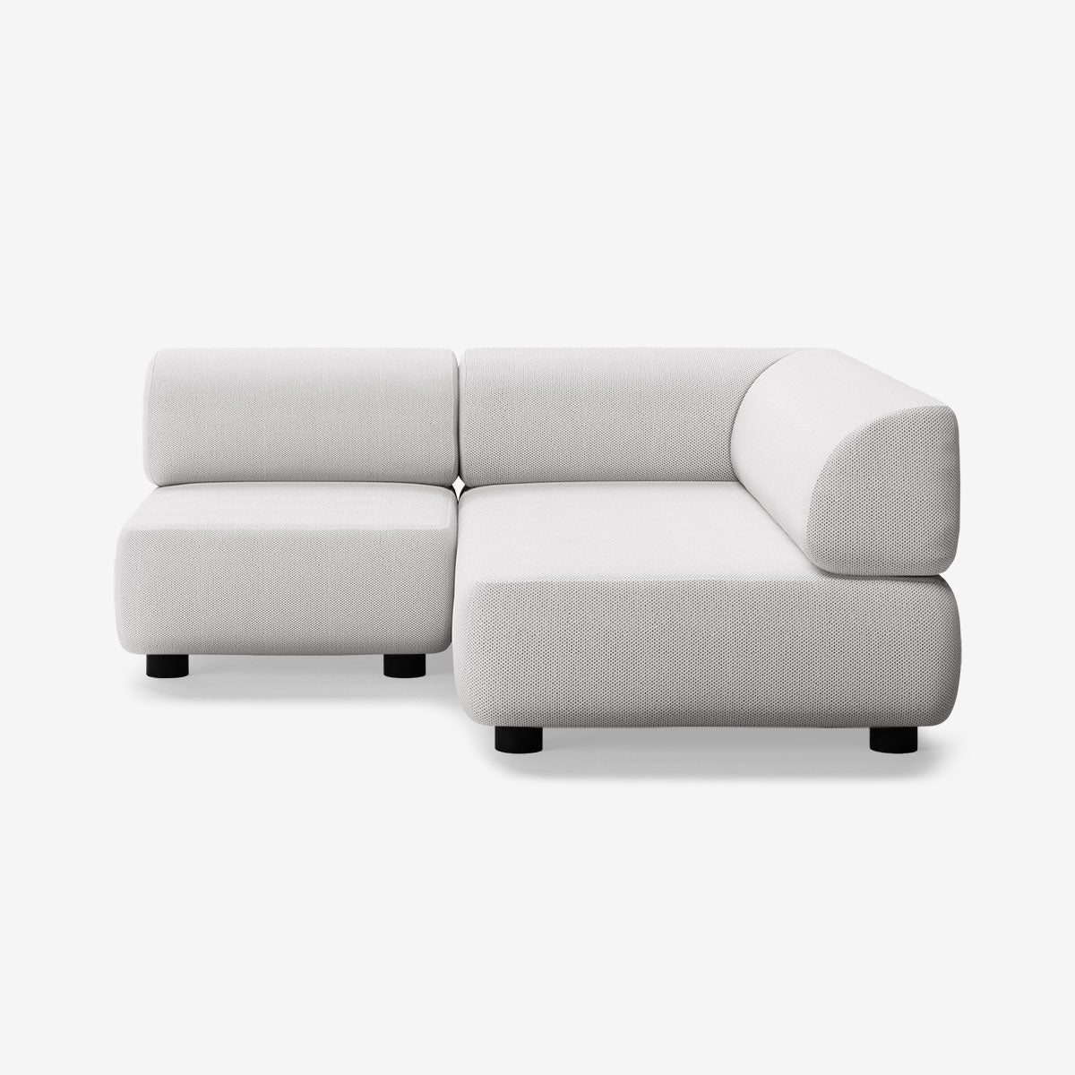Bolder Sofa 170x170 Links Arc Concrete Niedrige Beine
