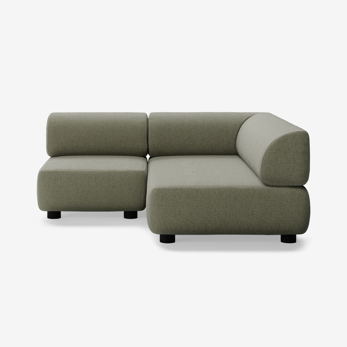 Bolder Sofa 170x170 Links Heritage Leaf Niedrige Beine