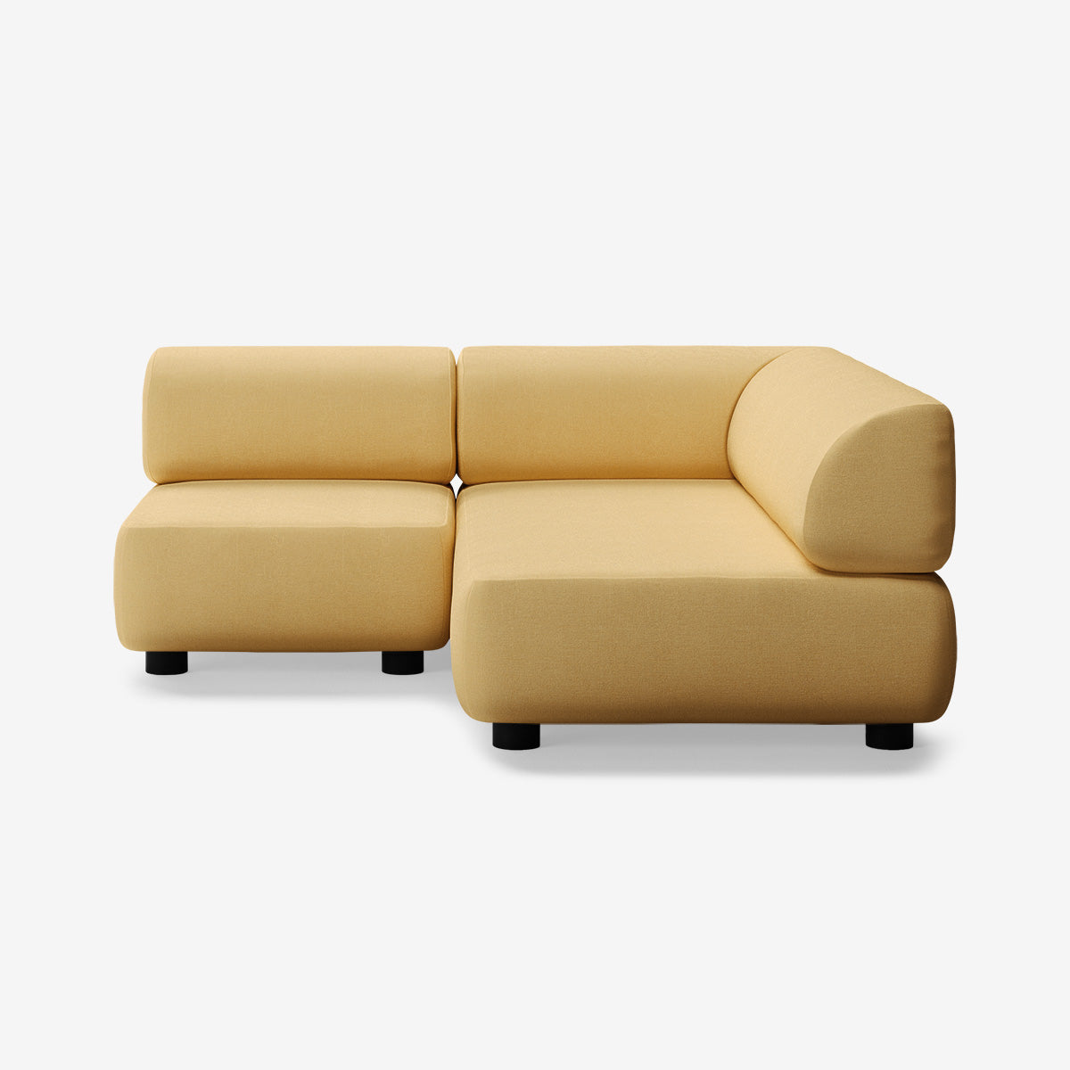 Bolder Sofa 170x170 Links Nantes Sunlight Niedrige Beine