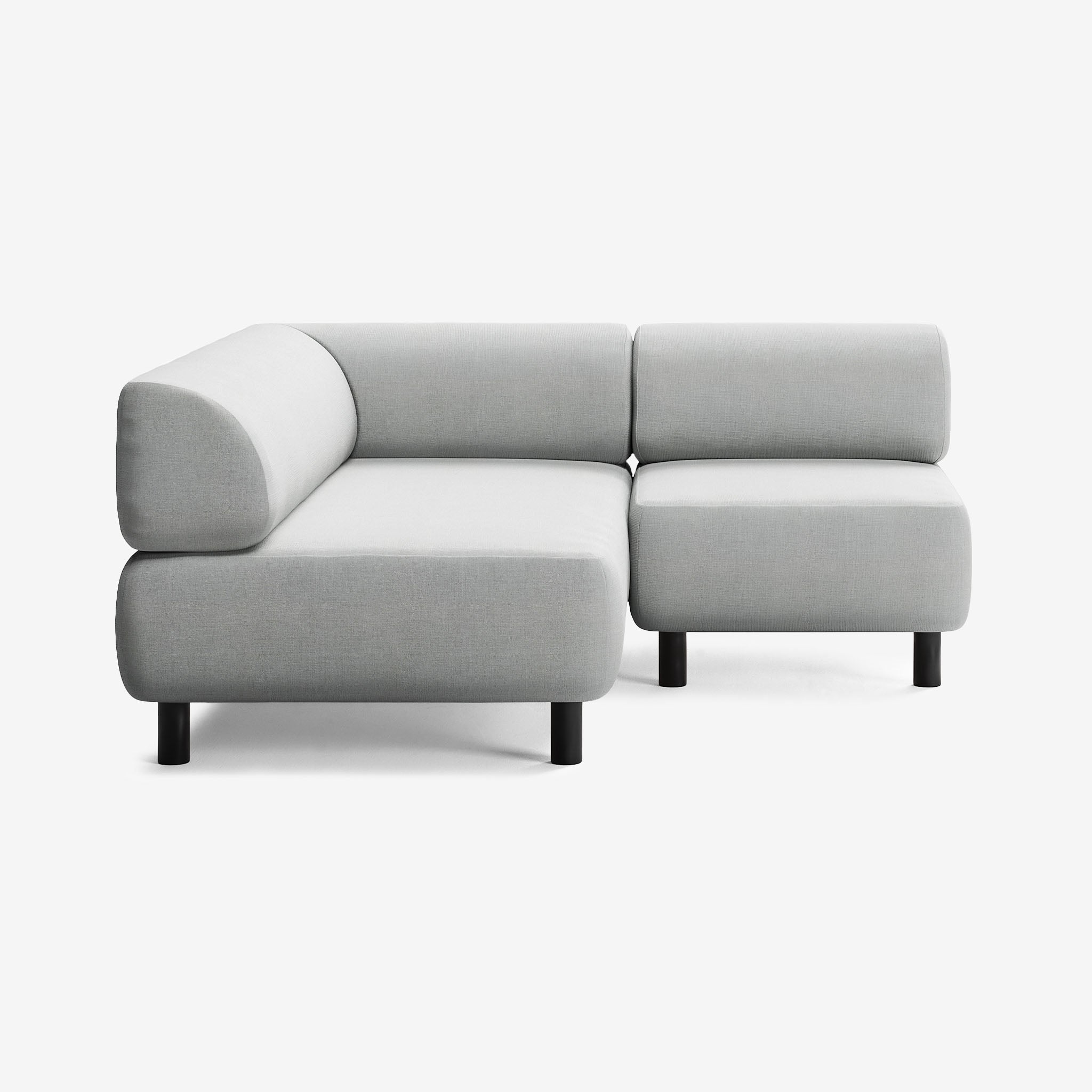 Bolder Sofa 170x170 Nantes Grey Chine Rechts