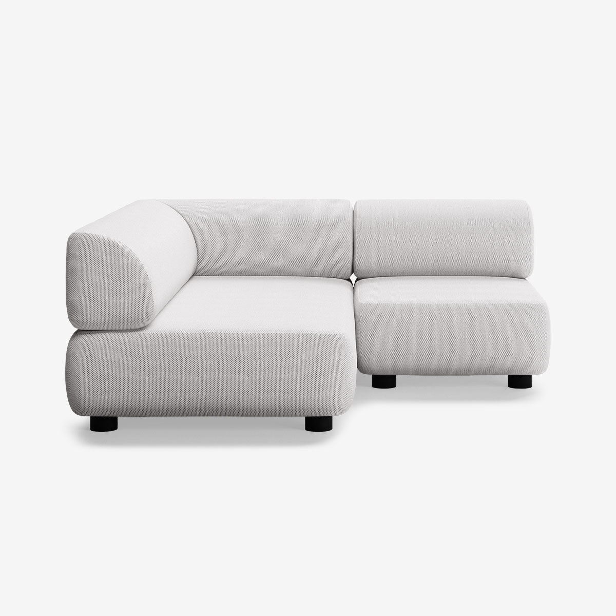 Bolder Sofa 170x170 Rechts Arc Concrete Niedrige Beine