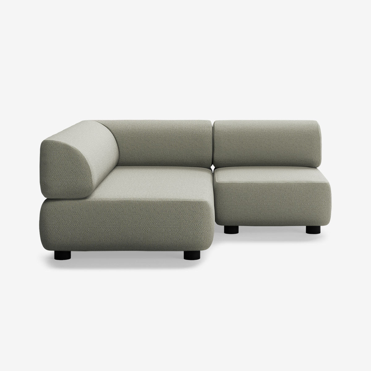 Bolder Sofa 170x170 Rechts Arc Oxide Niedrige Beine