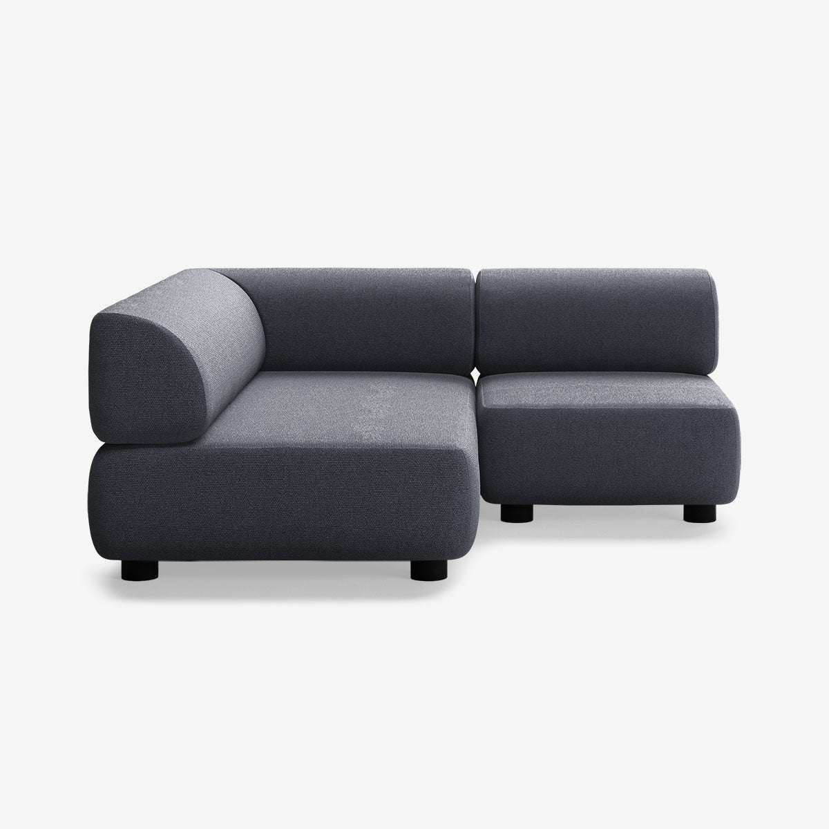Bolder Sofa 170x170 Rechts Heritage Indigo Niedrige Beine