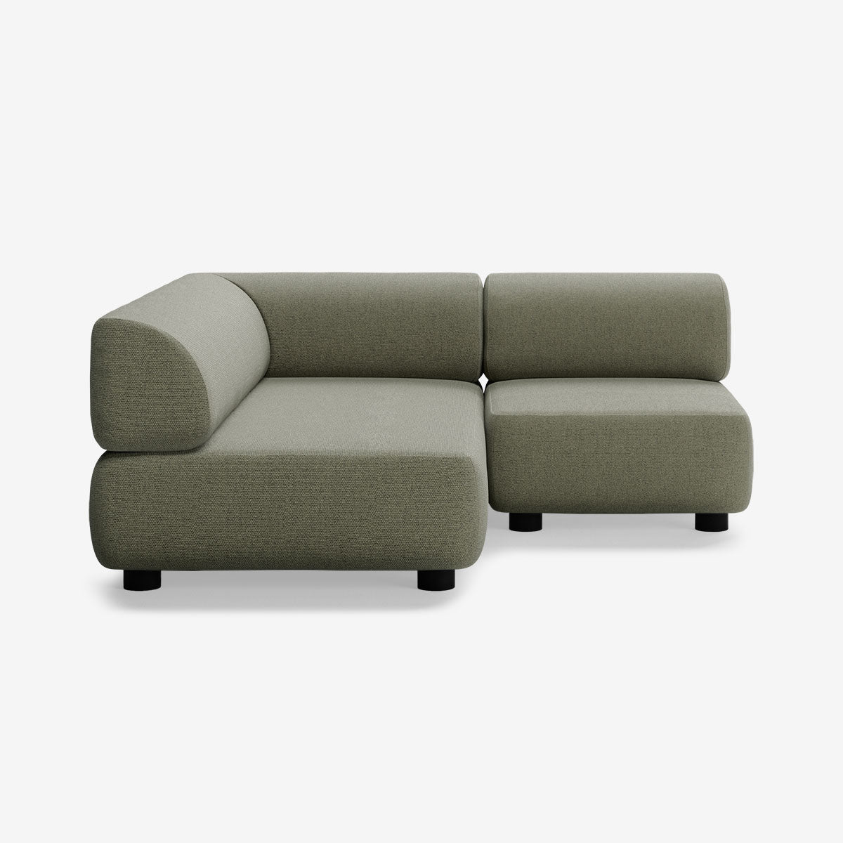 Bolder Sofa 170x170 Rechts Heritage Leaf Niedrige Beine