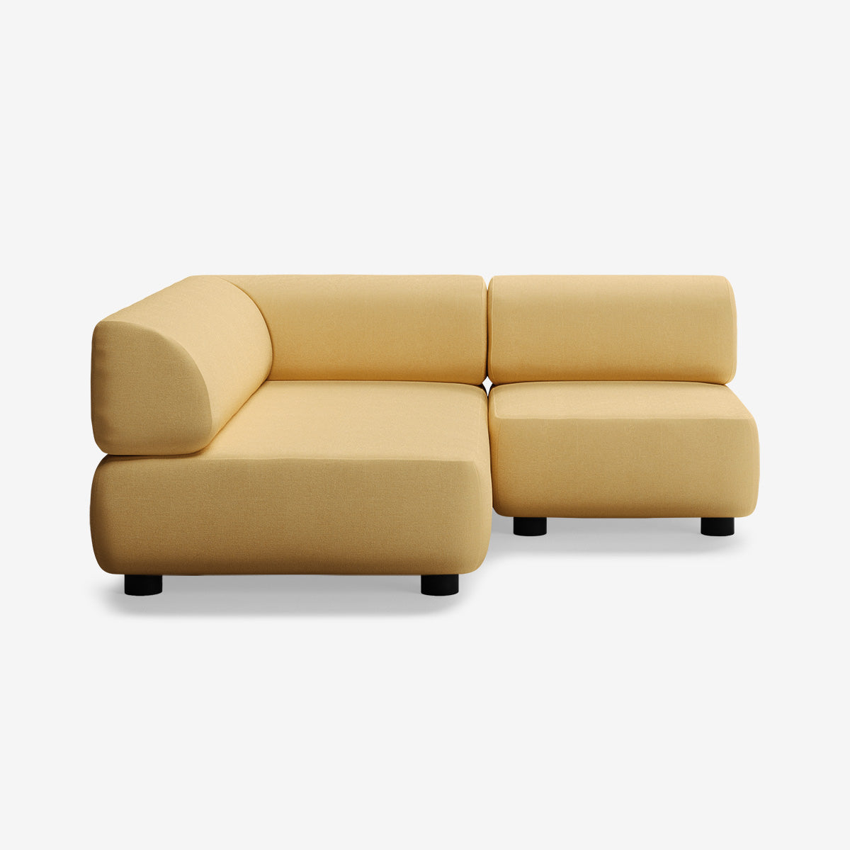 Bolder Sofa 170x170 Rechts Nantes Sunlight Niedrige Beine