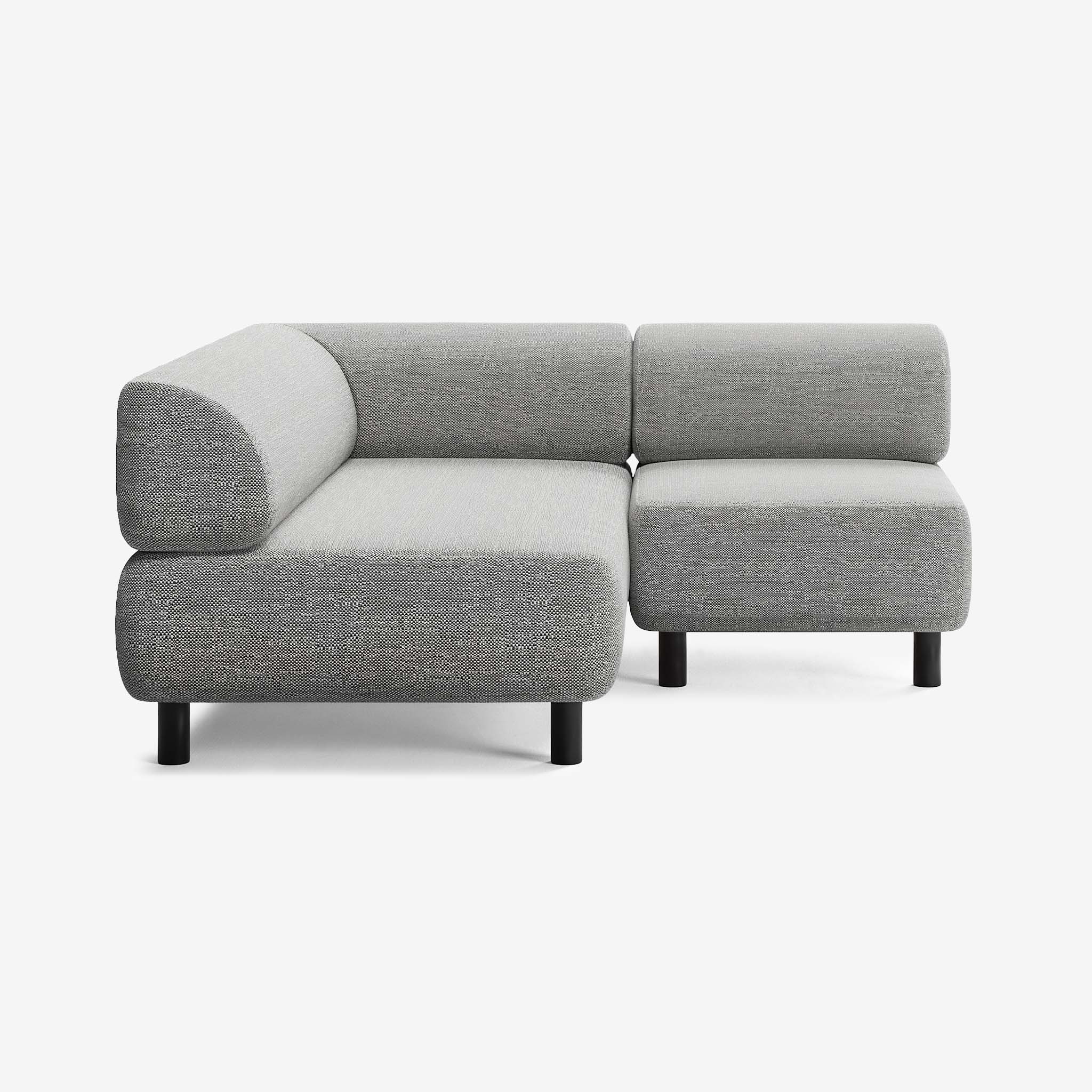 Bolder Sofa 170x170 Savant Zinc Rechts