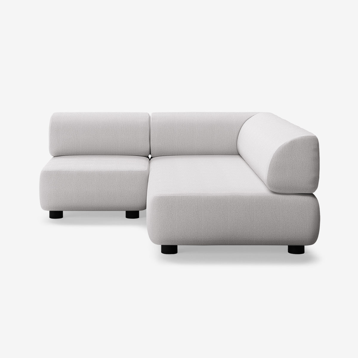 Bolder Sofa 170x200 Links Arc Concrete Niedrige Beine
