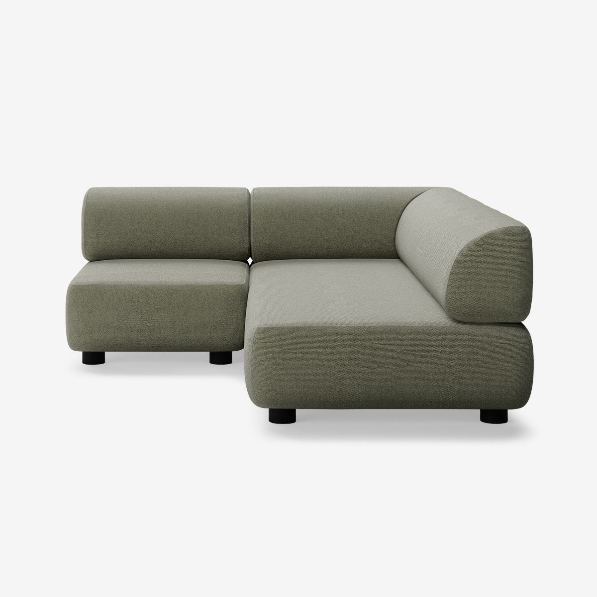 Bolder Sofa 170x200 Links Heritage Leaf Niedrige Beine