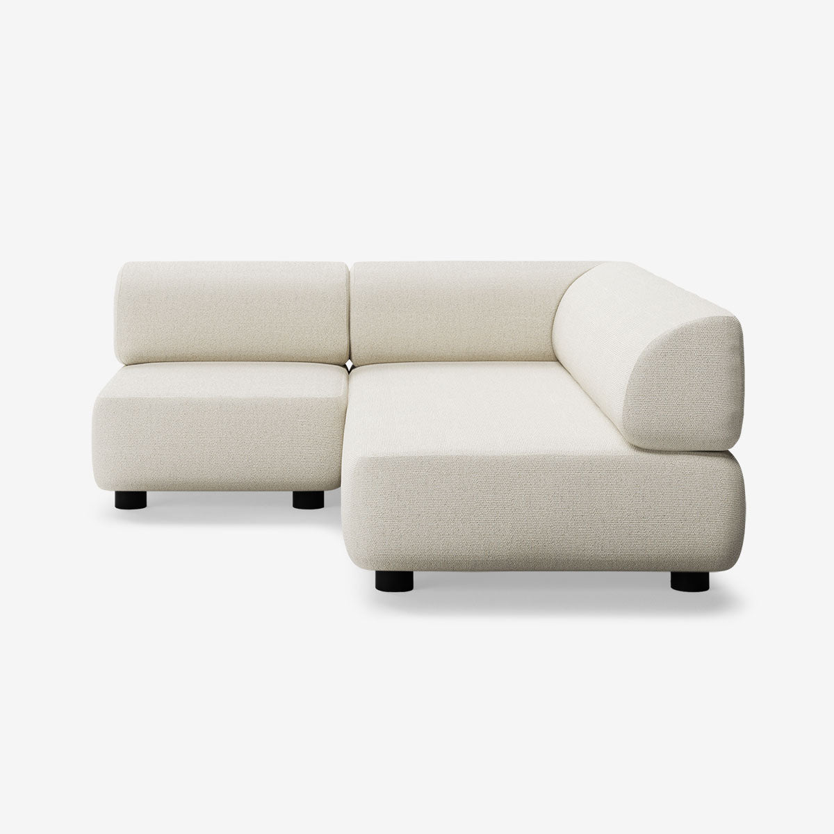 Bolder Sofa 170x200 Links Heritage Papyrus Niedrige Beine