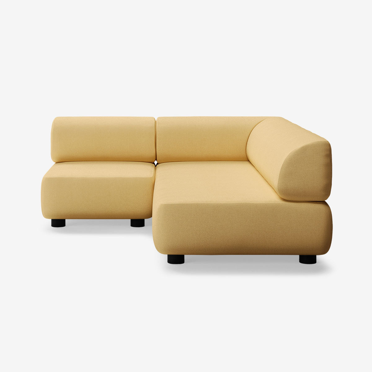 Bolder Sofa 170x200 Links Nantes Sunlight Niedrige Beine