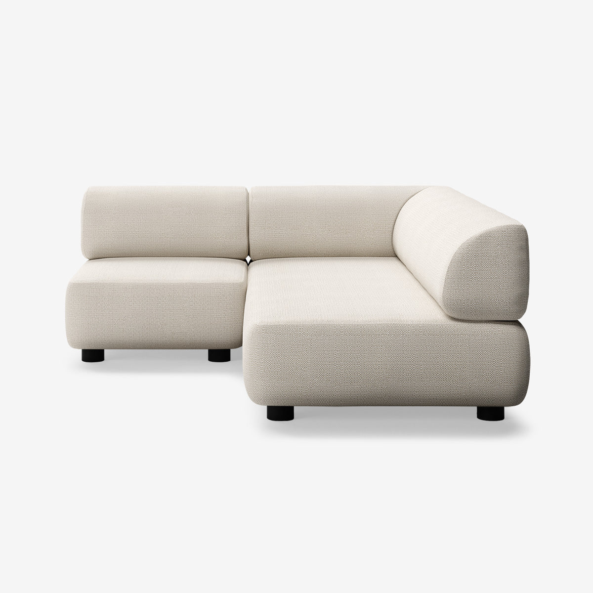 Bolder Sofa 170x200 Links Savant Whisper Niedrige Beine