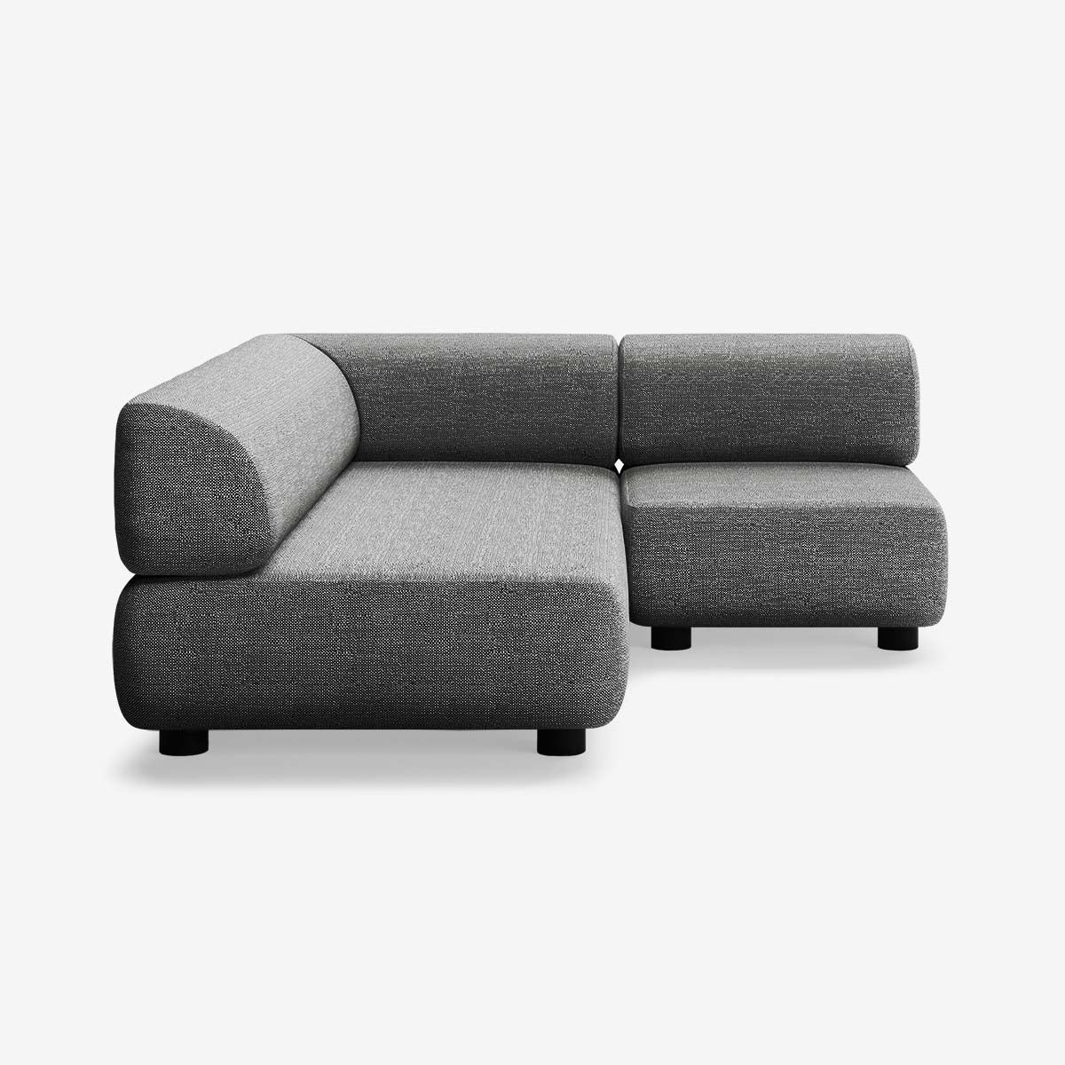 Bolder Sofa 170x200 Rechts Savant Tornado Niedrige Beine
