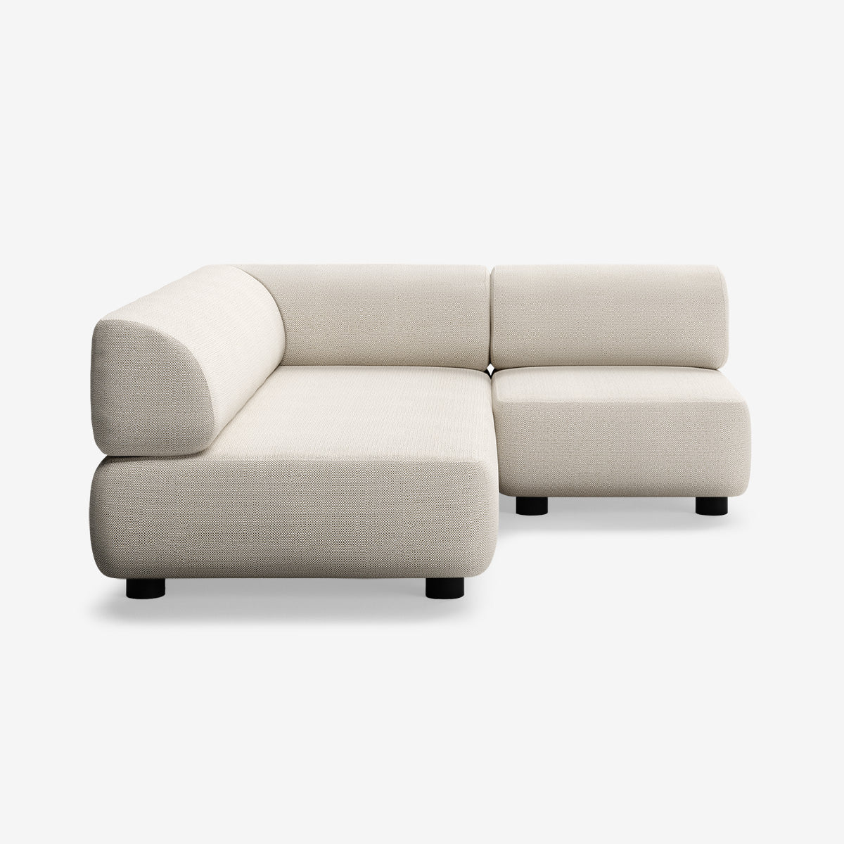 Bolder Sofa 170x200 Rechts Savant Whisper Niedrige Beine