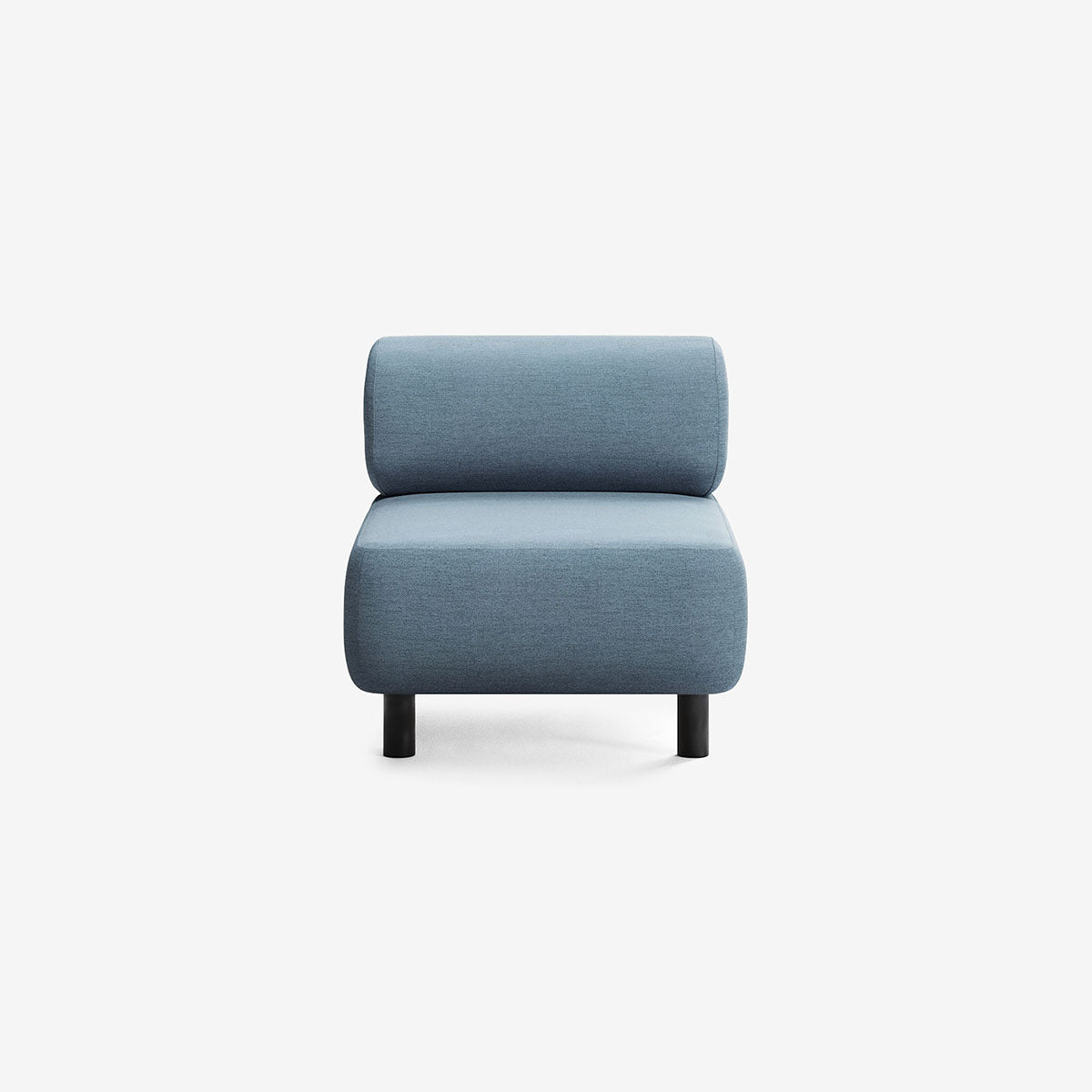 Bolder Sofa 1 Sitzer Nantes Carbon Sky Schwarz