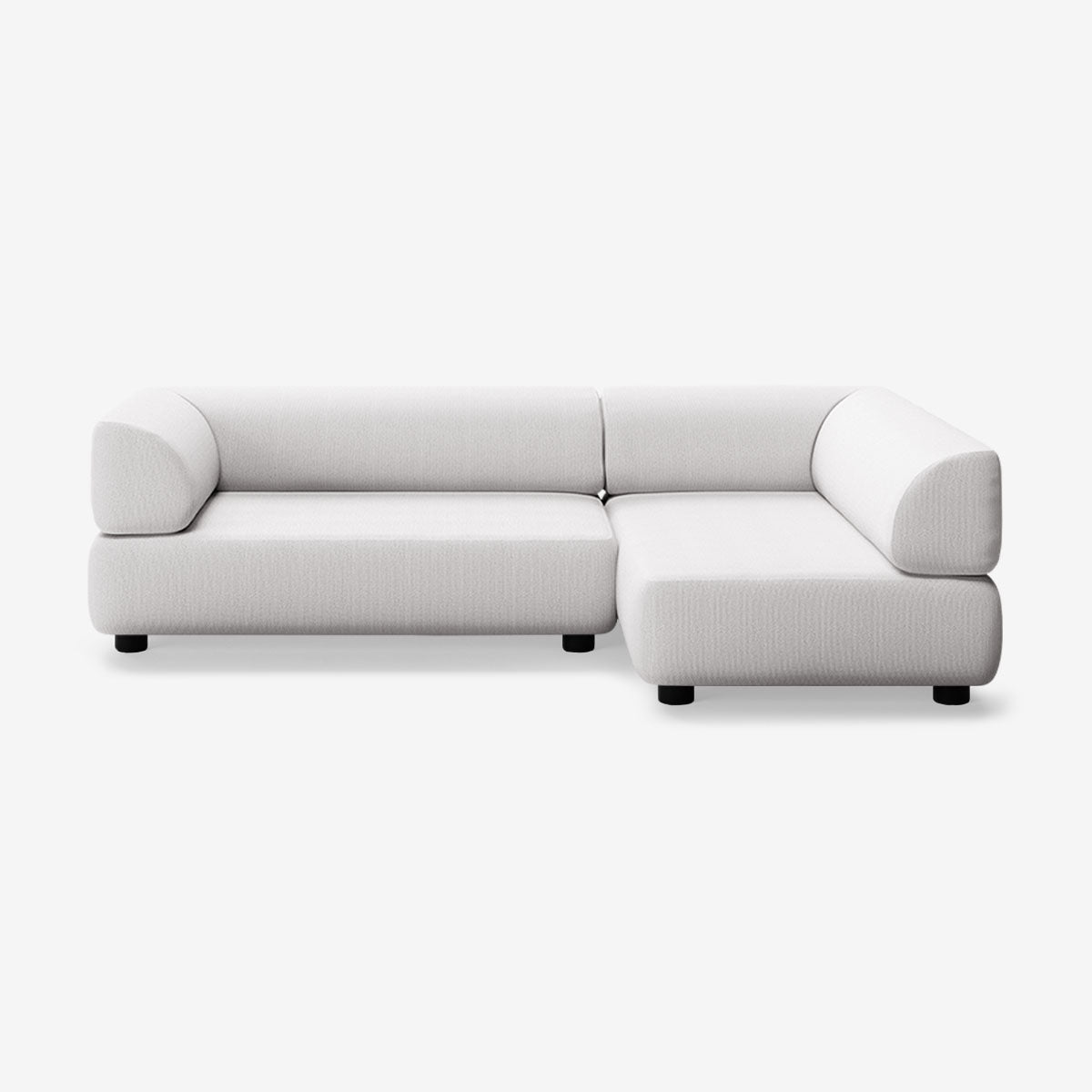 Bolder Sofa 245x150 Links Arc Concrete Niedrige Beine