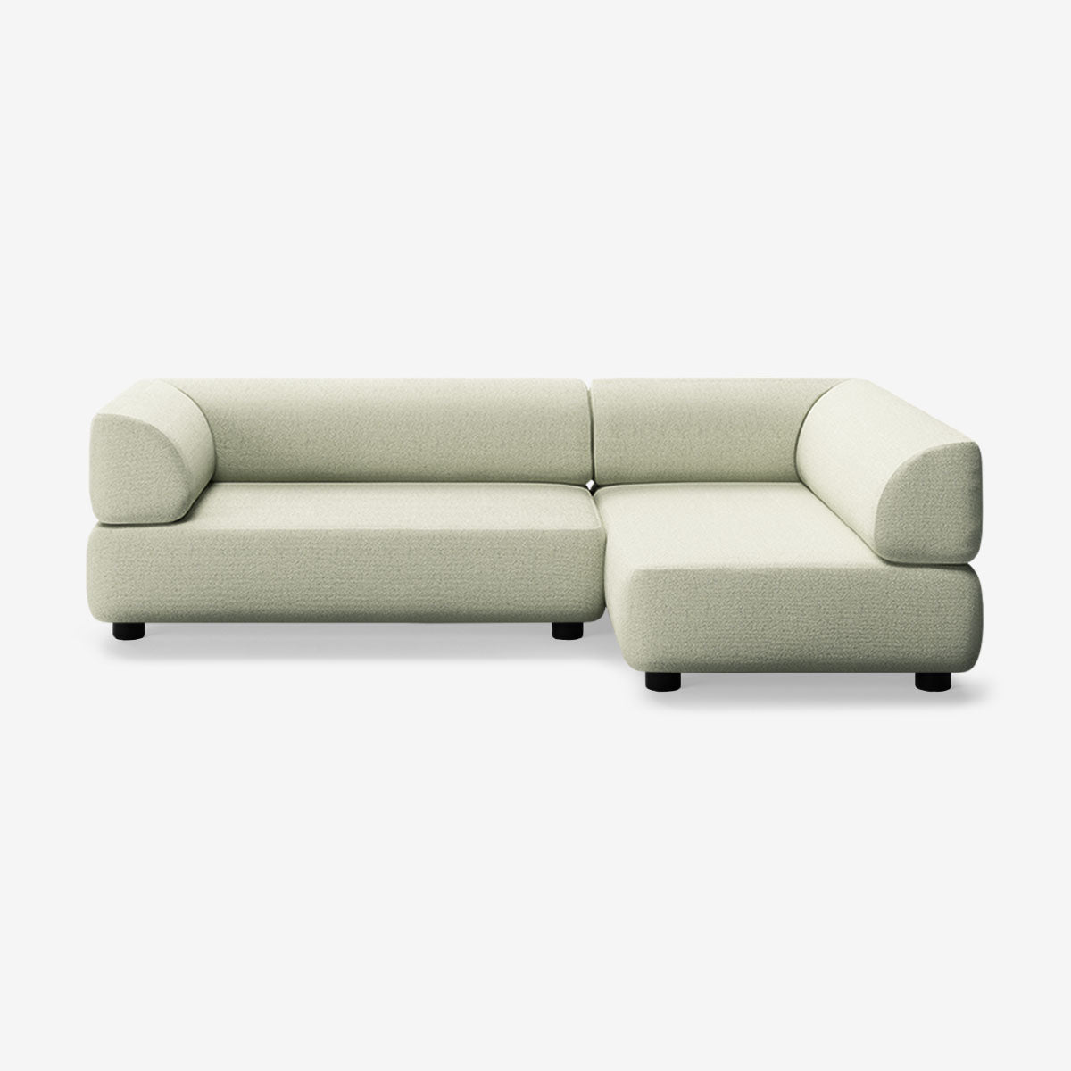 Bolder Sofa 245x150 Links Heritage Moss Niedrige Beine