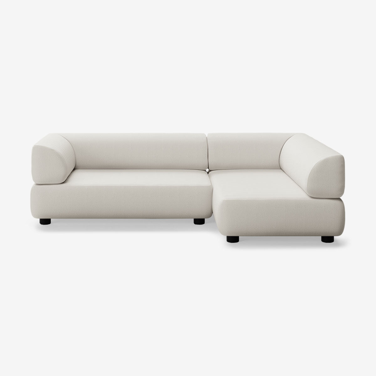 Bolder Sofa 245x150 Links Loop Marble Niedrige Beine