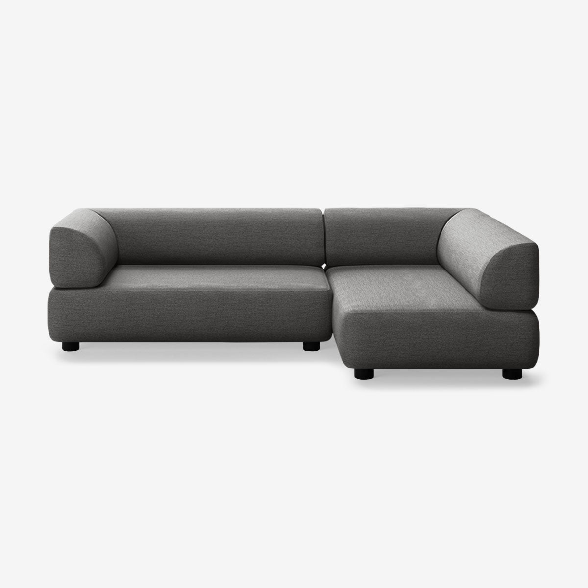 Bolder Sofa 245x150 Links Nantes Sooty Niedrige Beine