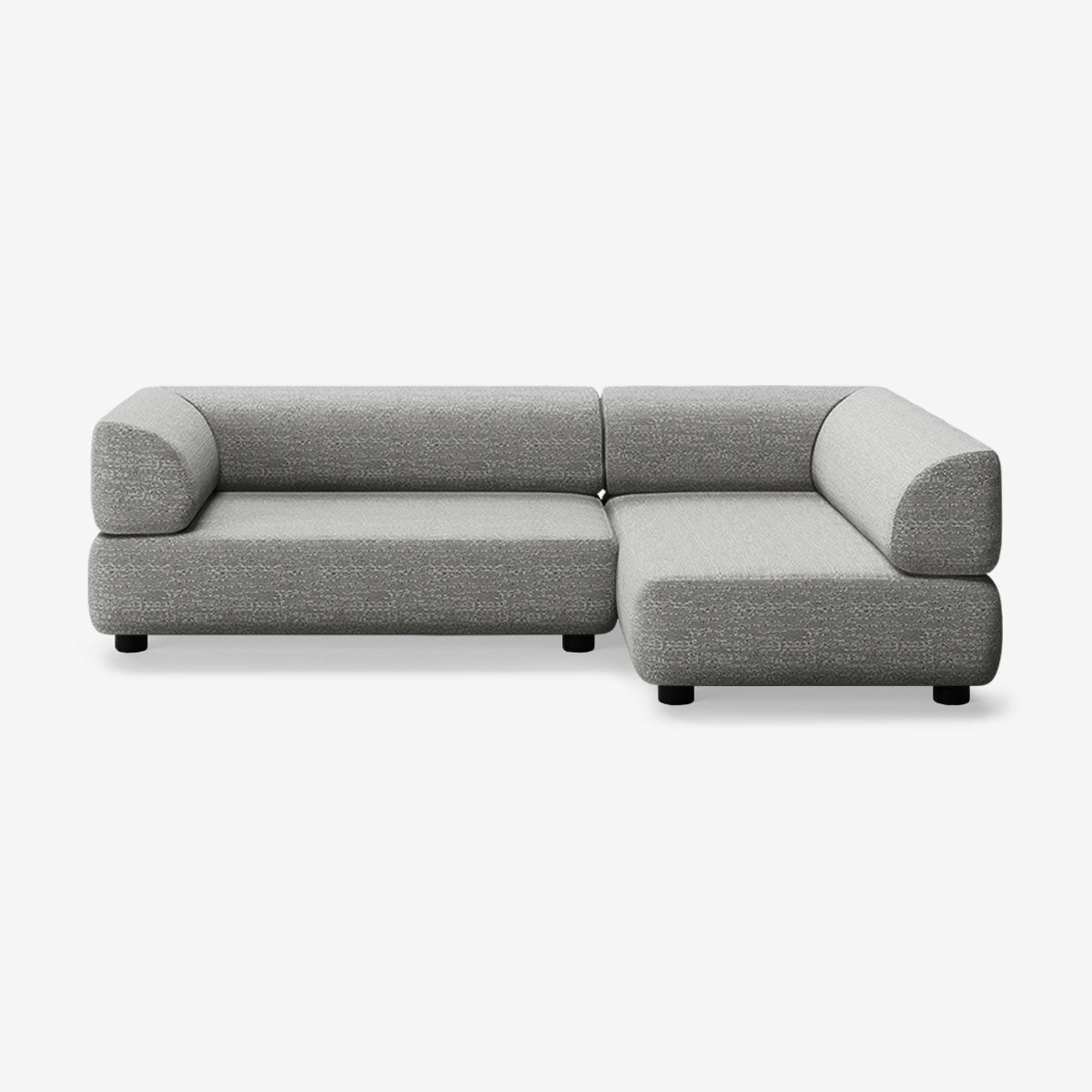 Bolder Sofa 245x150 Links Savant Zinc Niedrige Beine
