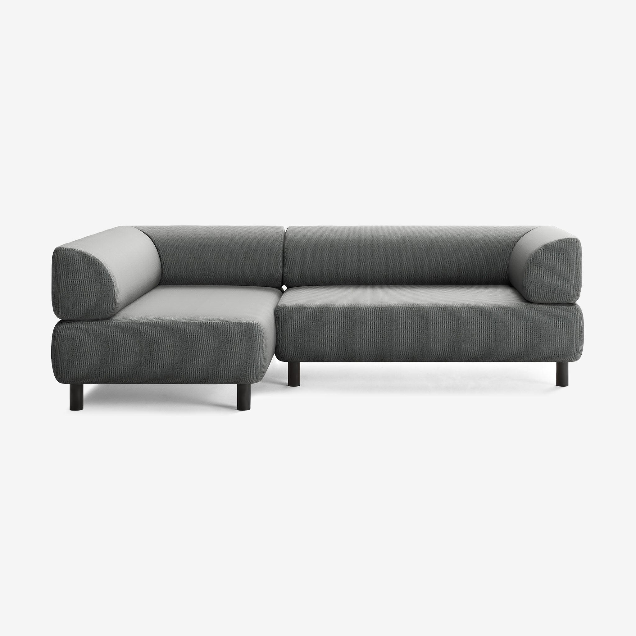 Bolder Sofa 245x150 Loop Charcoal Rechts