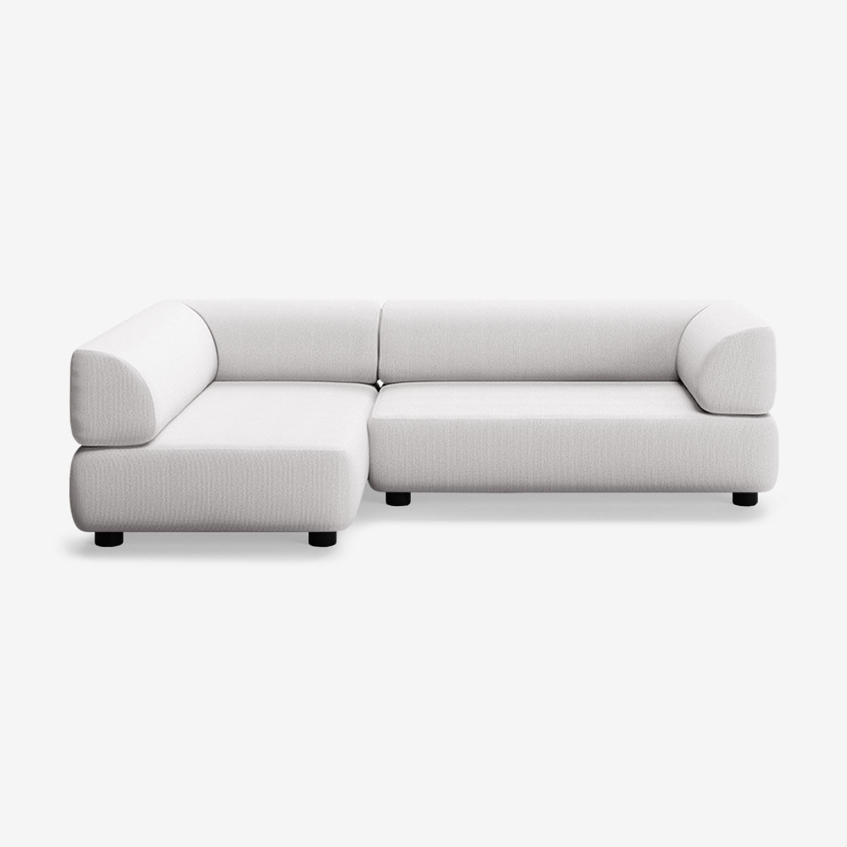 Bolder Sofa 245x150 Rechts Arc Concrete Niedrige Beine