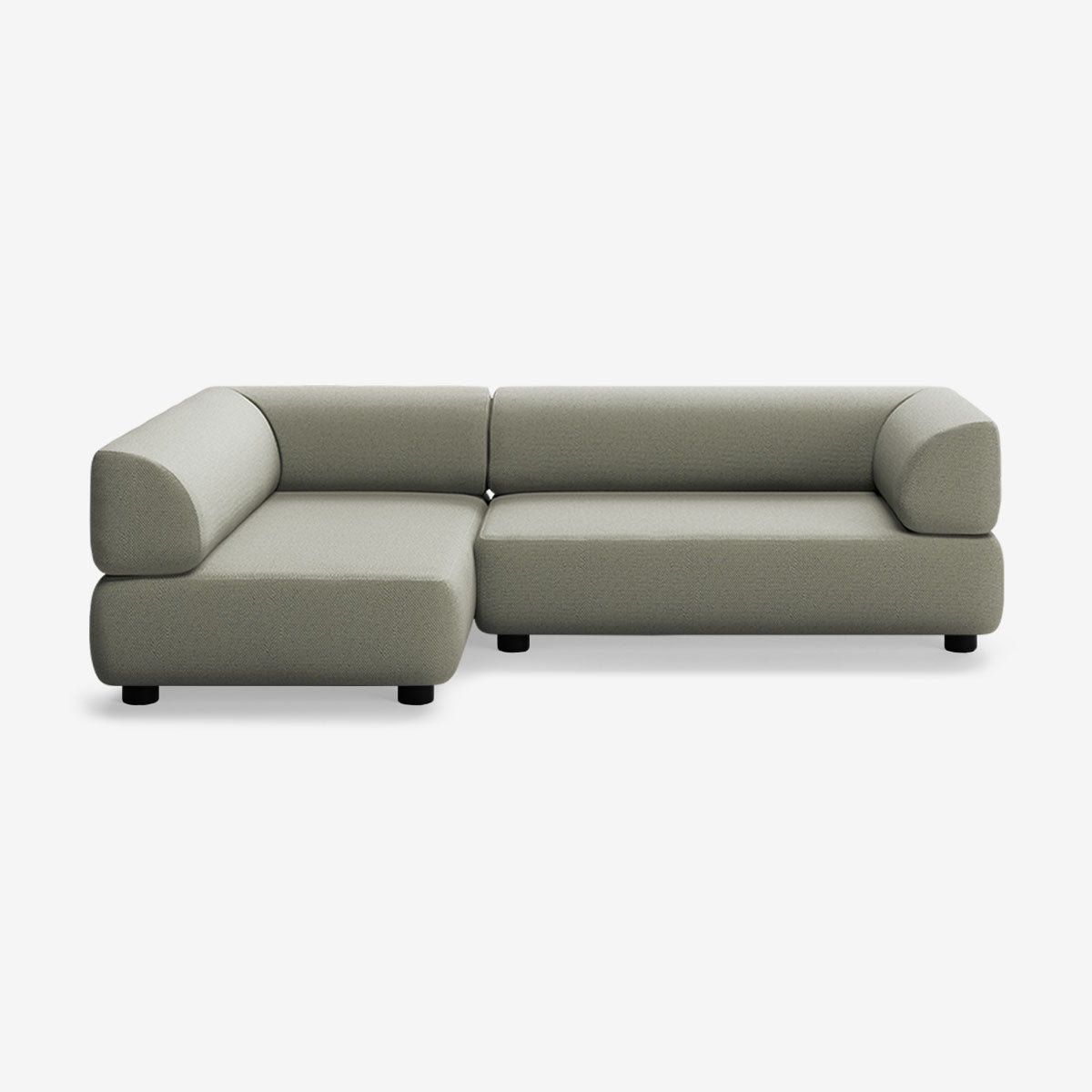 Bolder Sofa 245x150 Rechts Arc Oxide Niedrige Beine