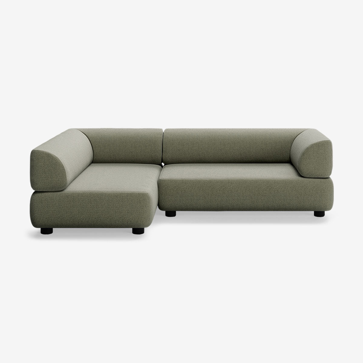 Bolder Sofa 245x150 Rechts Heritage Leaf Niedrige Beine