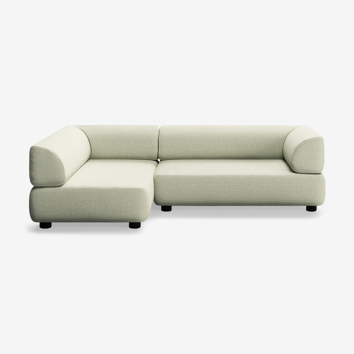Bolder Sofa 245x150 Rechts Heritage Moss Niedrige Beine