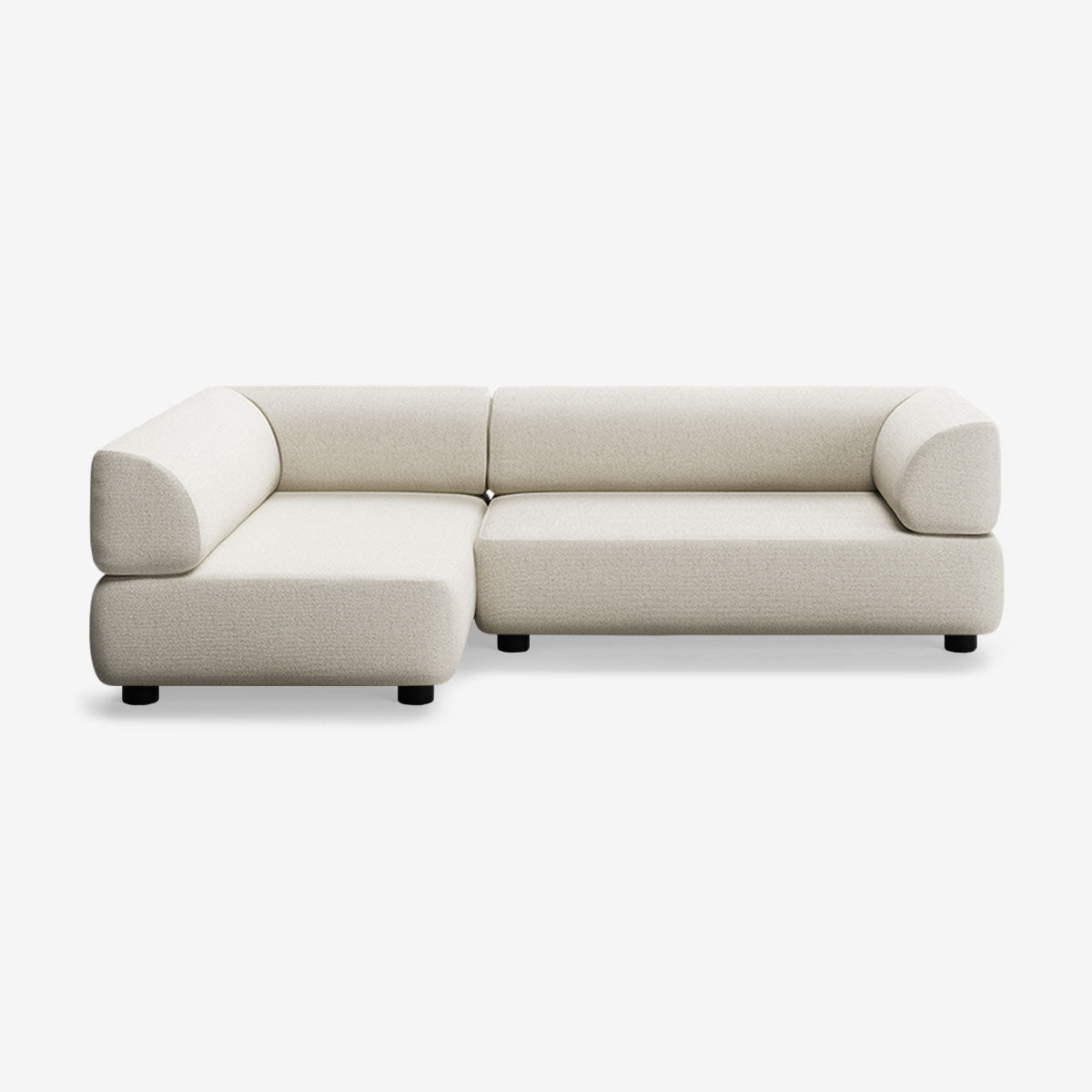 Bolder Sofa 245x150 Rechts Heritage Papyrus Niedrige Beine