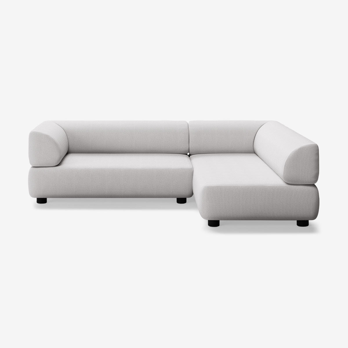 Bolder Sofa 245x170 Links Arc Concrete Niedrige Beine